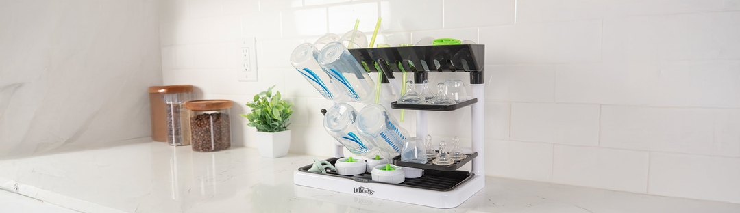 Dr. Brown's Drying Tower on a counter top