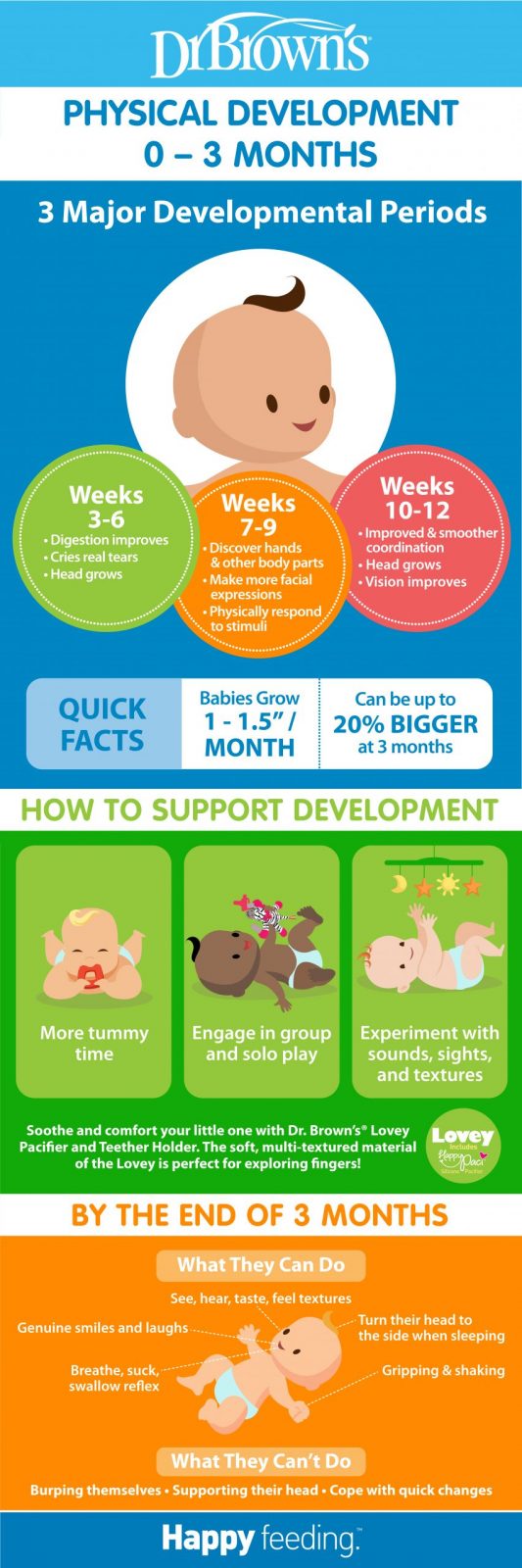 Baby Guide 0-3M: Physical Development in the First 3 Months