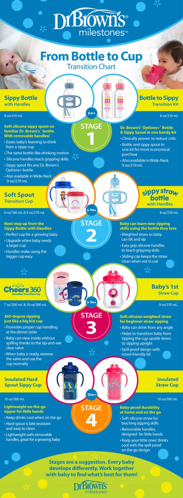 Bottle to Cup Transition Chart