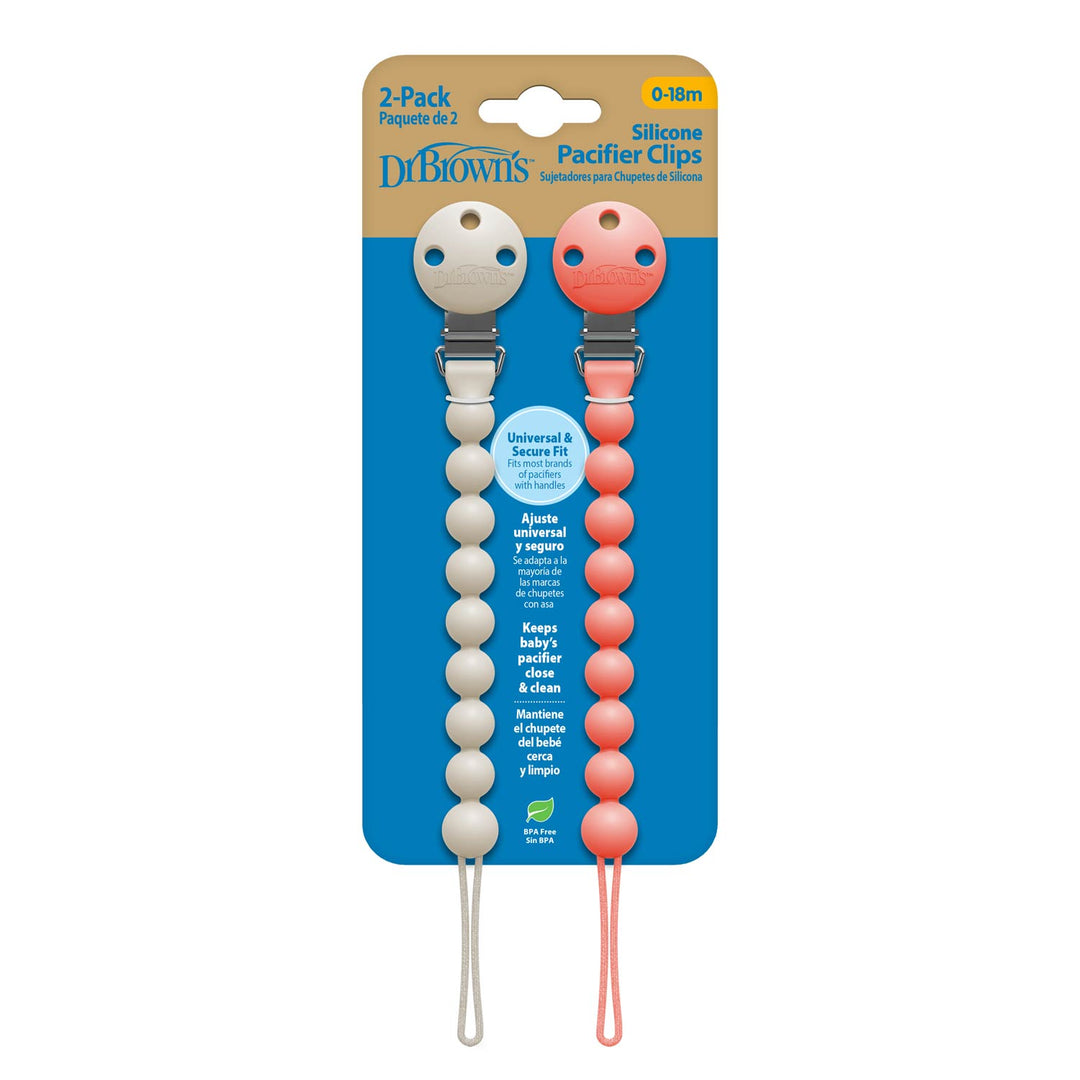 silicone-pacifier-clips-pink-ecru