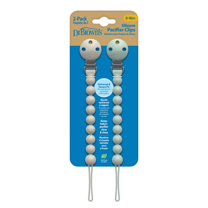 silicone-pacifier-clips-green-gray