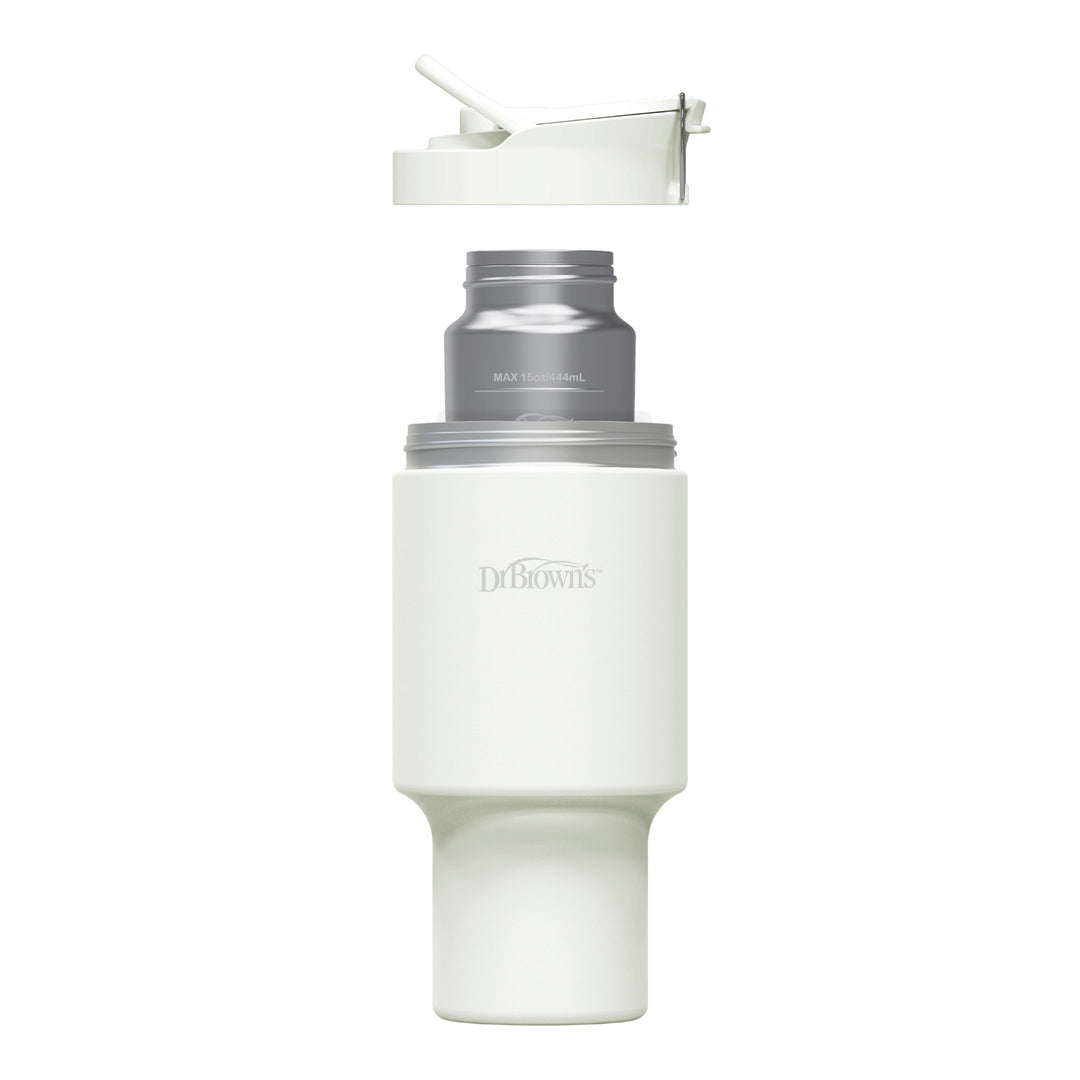 20oz/590mL Breast milk and Formula Chiller with cap off