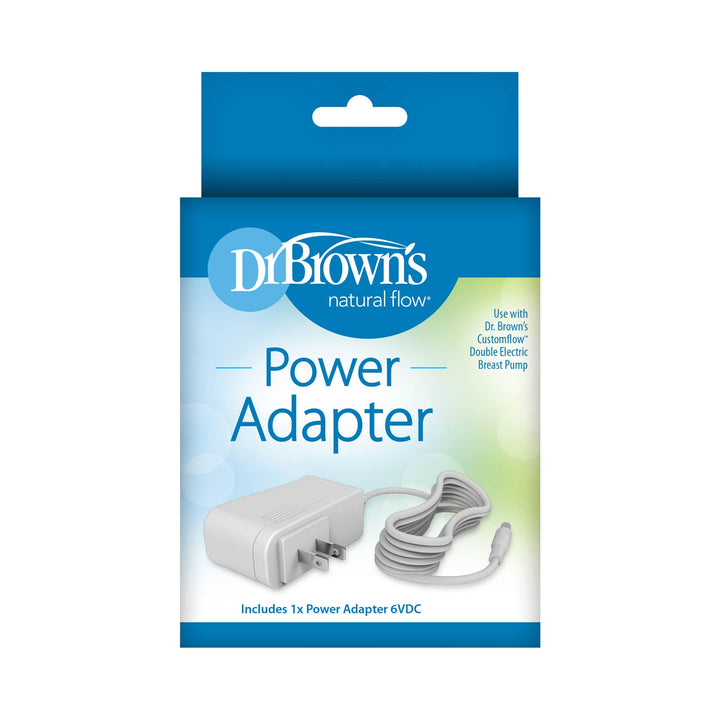 Packaging for the power adapter for the Double Electric Breast Pump
