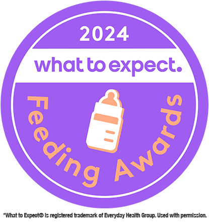 Dr. Brown's What to Expect Feeding Awards 2024. *What to Expect® is registered trademark of Everyday Health Group. Used with permission.