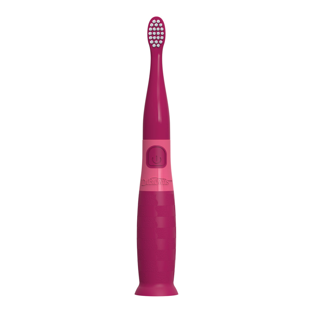 Dr. Brown's pink Infant-to-Toddler Electric Toothbrush