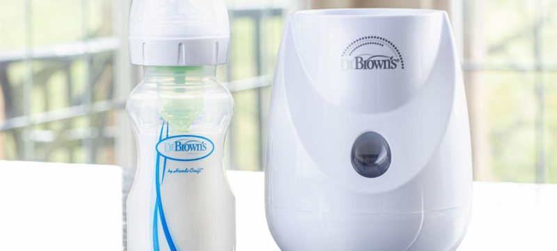 Insta-Feed Bottle Warmer with a Wide-Neck Bottle