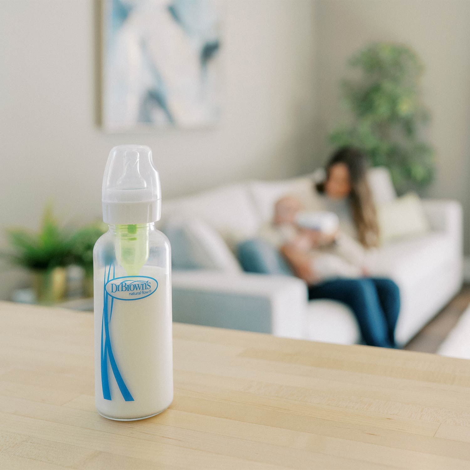 Anti-Colic Options+™ Narrow Glass Baby Bottle, 8oz – 4-pack – Dr