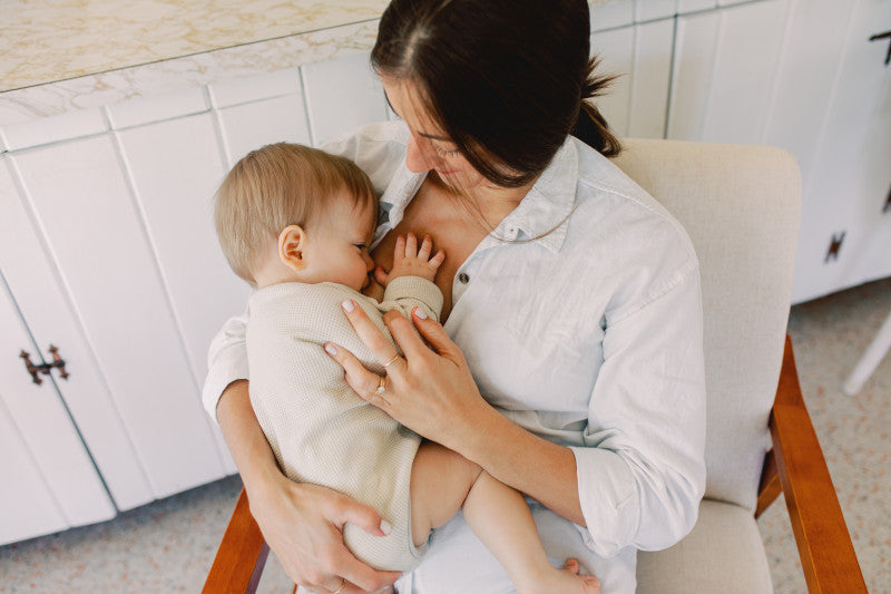 Parent breastfeeding child