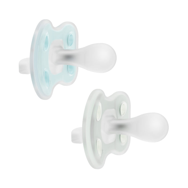 Dr. Brown's Advantage One-Piece Pacifier 2-pack in glow-in-the-dark silicone