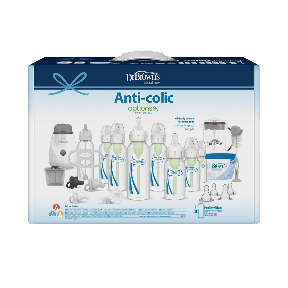 Dr. Brown's Anti-colic baby bottle set packaging