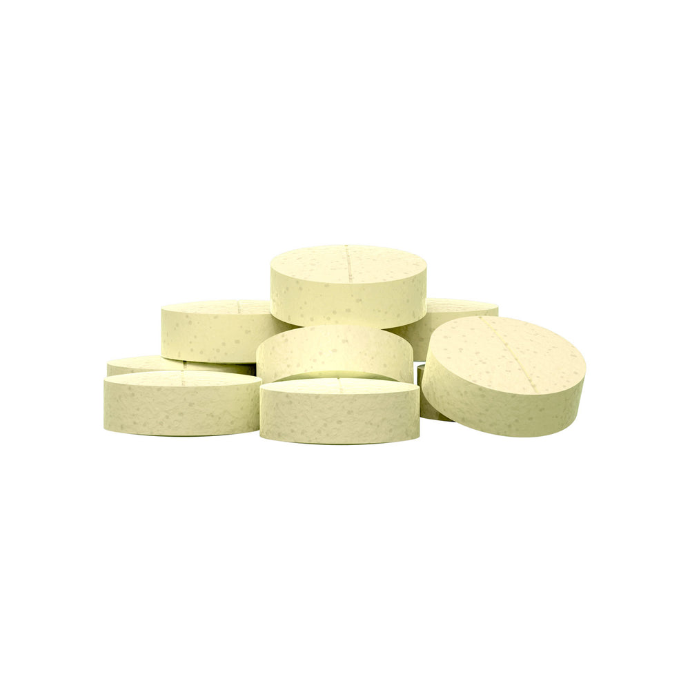A small pile of Ginger Peach flavored Nausea Candies