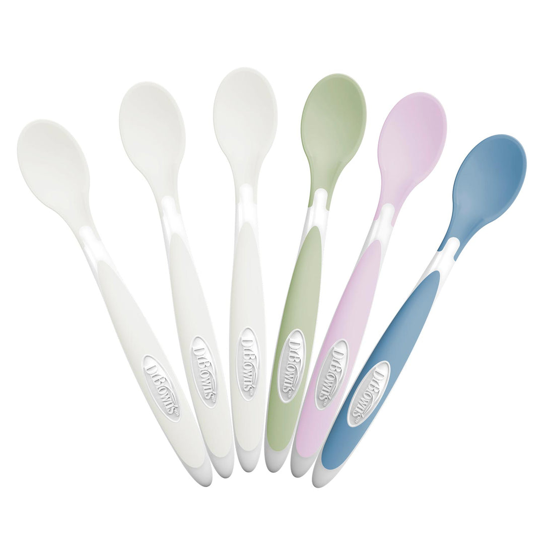 Six Dr. Brown's Soft-Tip Spoons