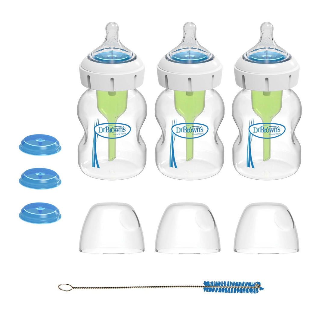 Wide-Neck Specialty Feeding System Bottle/Level 1, 3-Pack, 5oz/150 mL – Dr. Brown's