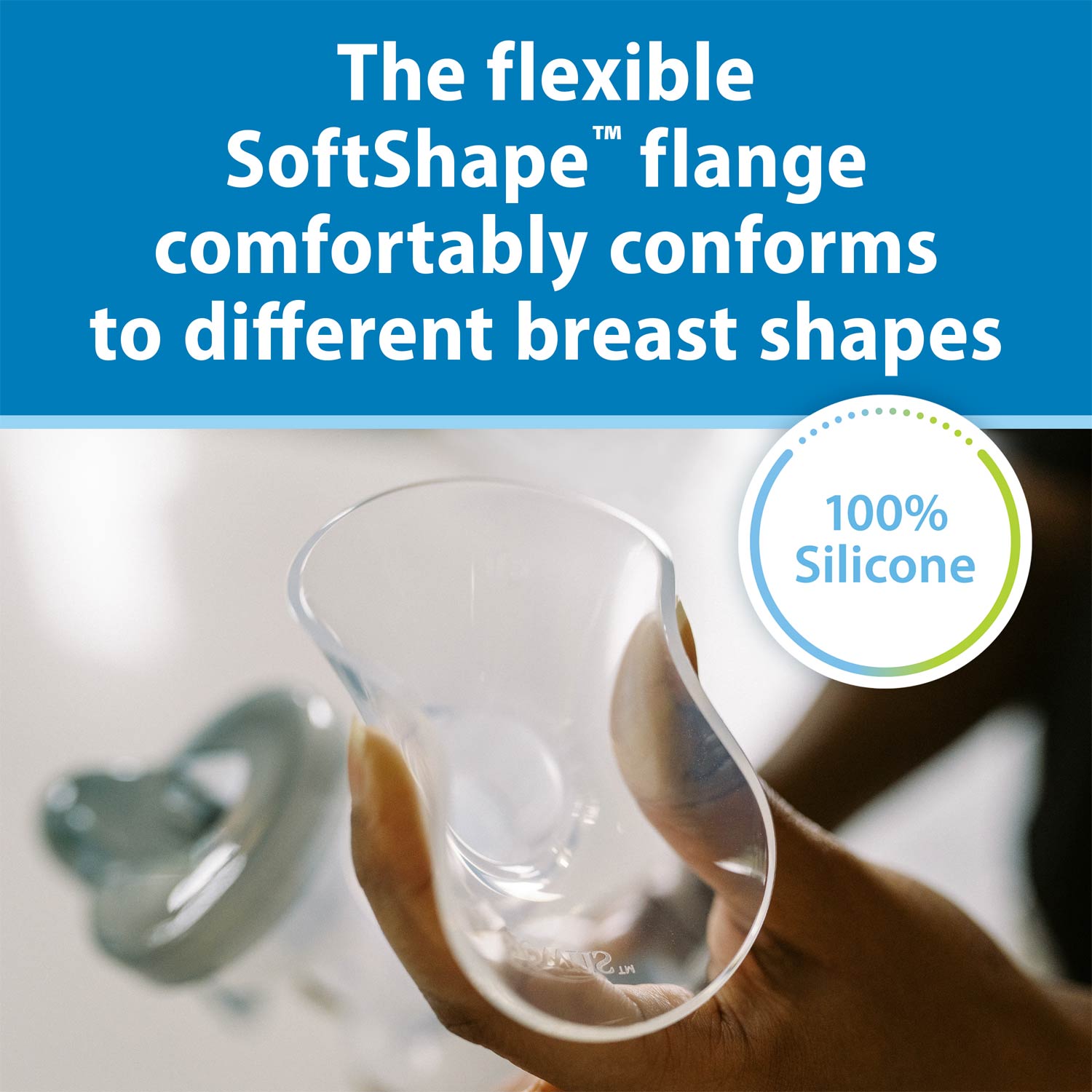 Dr. Brown's™ Manual Breast Pump with SoftShape™ Silicone Shield