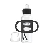 Dr. BrownMilestones Narrow Sippy Spout Bottle with Silicone Handles, 8 oz/250 mL