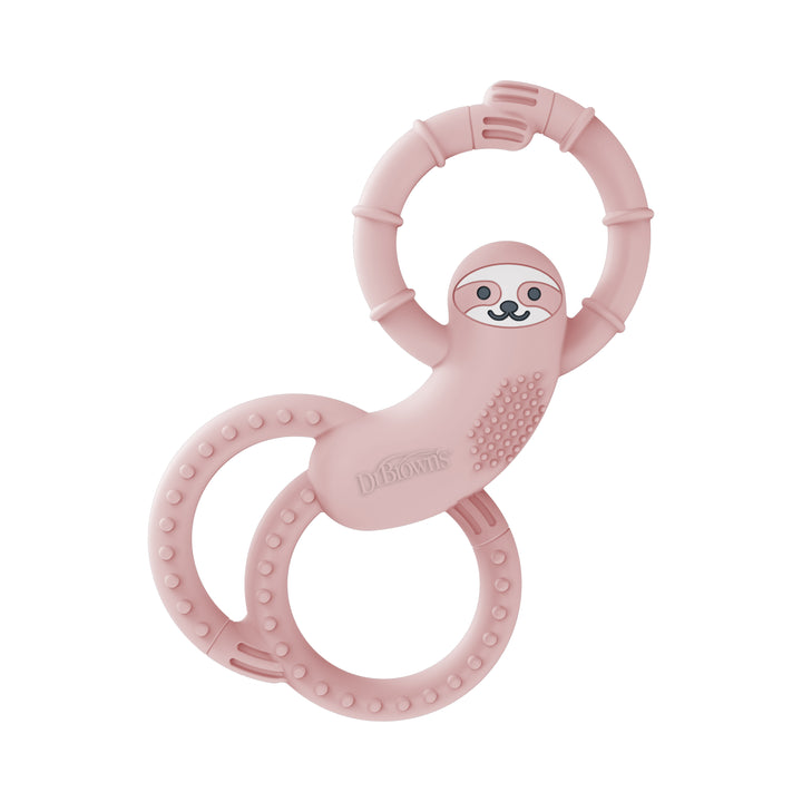 dr-browns-flexees-sloth-teether-pink