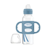 Dr. BrownMilestones Narrow Sippy Spout Bottle with Silicone Handles, 8 oz/250 mL