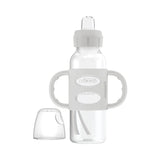 Dr. BrownMilestones Narrow Sippy Spout Bottle with Silicone Handles, 8 oz/250 mL