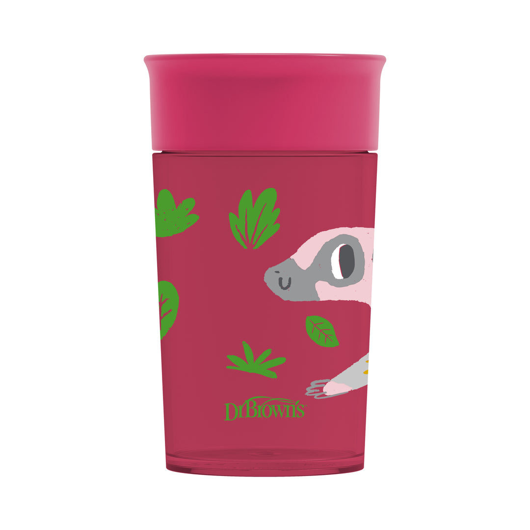 milestones-cheers360-spoutless-transition-cup-10oz-red