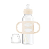 Dr. BrownMilestones Narrow Sippy Spout Bottle with Silicone Handles, 8 oz/250 mL