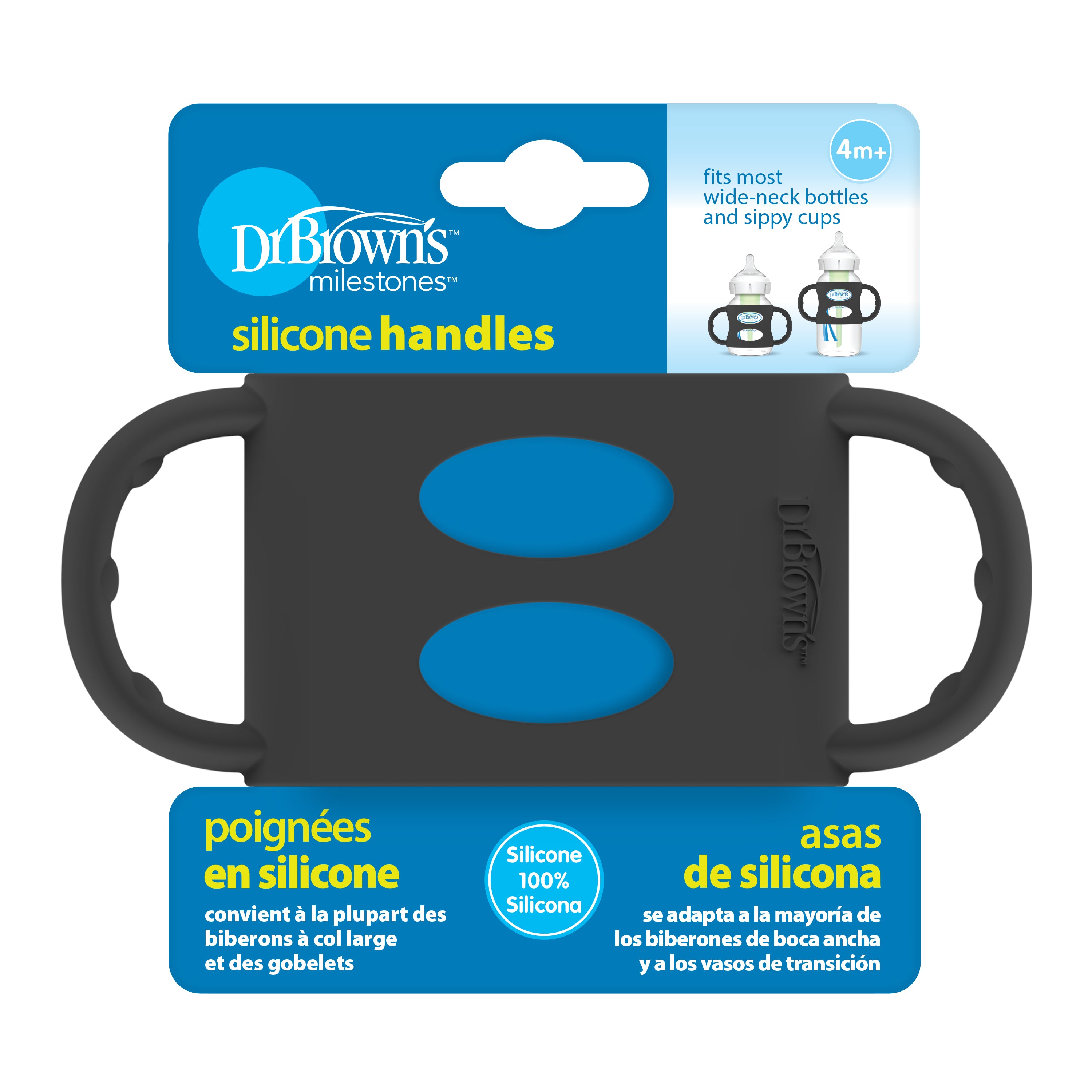 Dr. Brown's® Milestones™ Wide-Neck Silicone Handles – Dr. Brown's