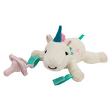 Dr. BrownLovey Pacifier and Teether Holder, Unicorn