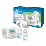 Dr. Brown's Customflow Double Electric Quiet Breast Pump with SoftShape Silicone Shields