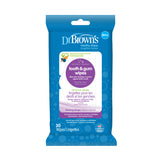 Dr. Brown's Tooth and Gum Wipes, 30 Count