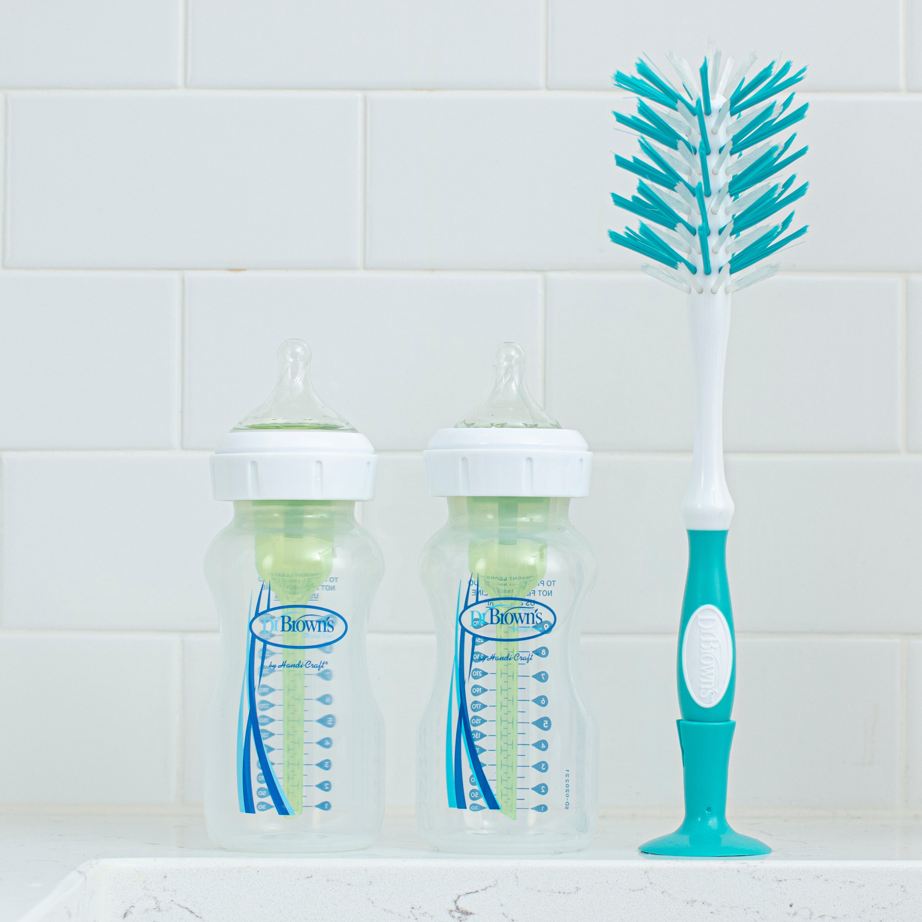 Blue Babybottle【クリスタルパワーストーン】 Dr. Brown's Deluxe Baby Bottle Brush