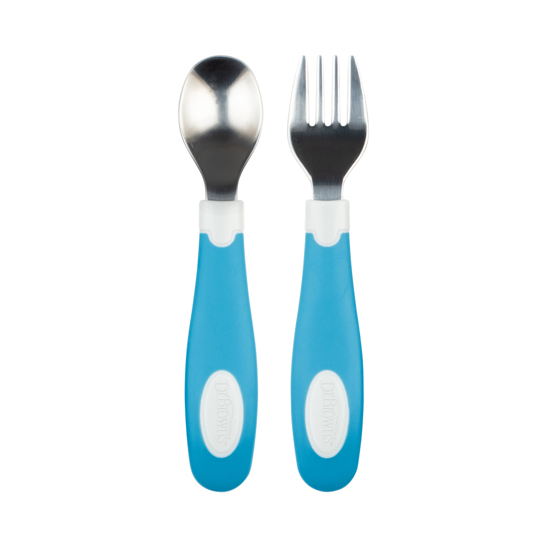 dr-browns-designed-to-nourish-soft-grip-spoon-and-fork-blue