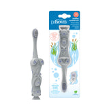 Dr. Brown's Otter Toddler Toothbrush, Soft Bristles with Suction Cup for Storage, BPA Free, Ages 1-4, 1-Pack