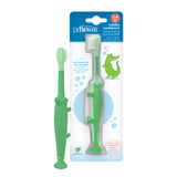 Dr. Brown Toddler Toothbrush, Crocodile, 1-Pack