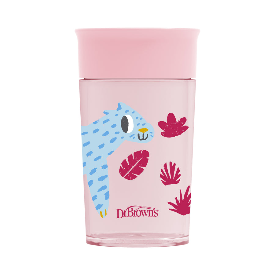 milestones-cheers360-spoutless-transition-cup-10oz-pink