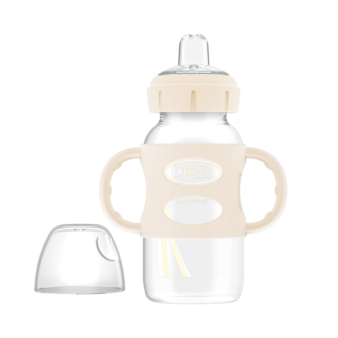 dr-browns-milestones-wide-neck-sippy-bottle-with-handles-ecru