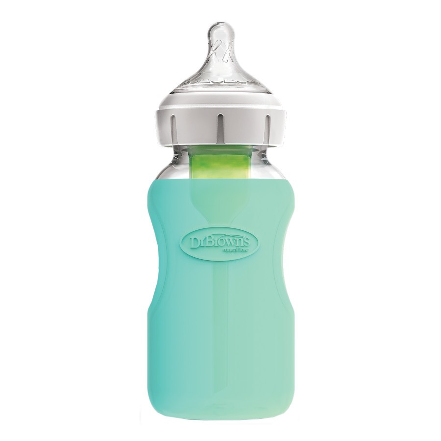 https://www.drbrownsbaby.com/wp-content/uploads/2019/12/WB91700_AC089_Product_Options-_Wide-Neck_GLASS_with_mint_green_silicone_sleeve_9oz_270ml-1.jpg