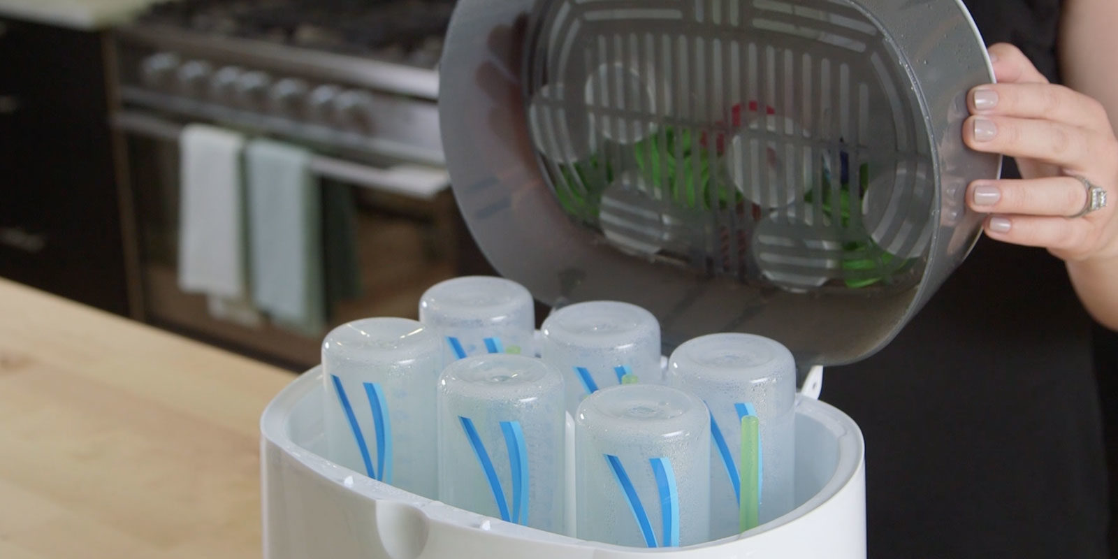 sanitizing baby bottles