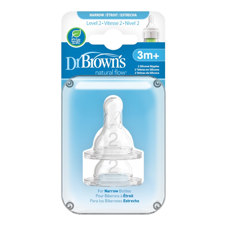 Dr. Brown's® Narrow Bottle Nipples | Dr 