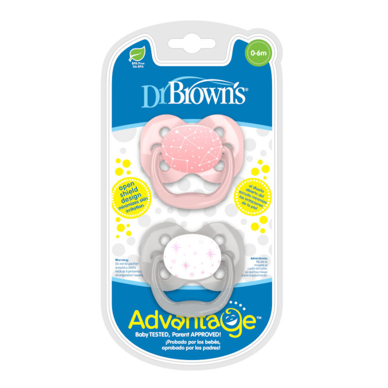 Dr. Brown's™ Advantage™ Pacifiers, 2 count Dr. Brown's Baby