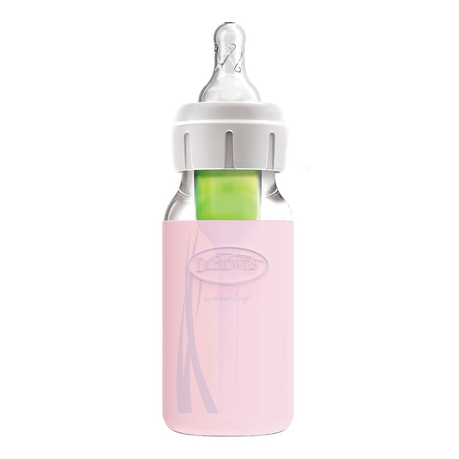 Brown's Natural Flow® Options+™ Narrow Glass Bottle Silicone Sleeves | Dr. Brown's Baby