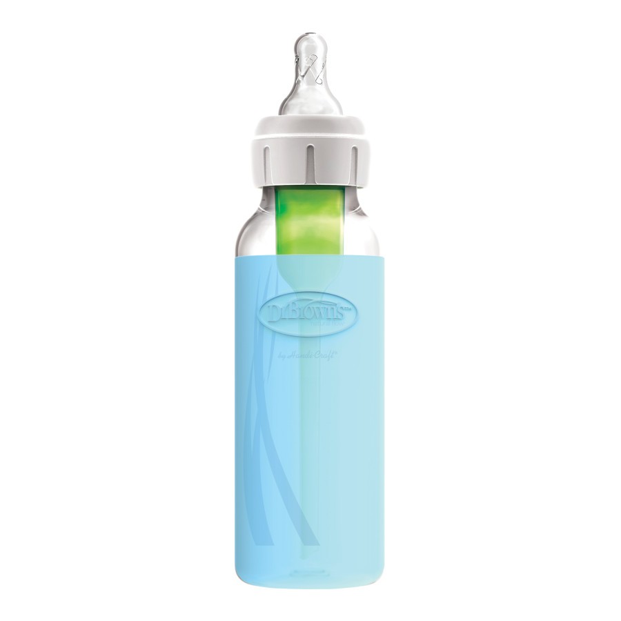 Brown's Natural Flow® Options+™ Narrow Glass Bottle Silicone Sleeves | Dr. Brown's Baby