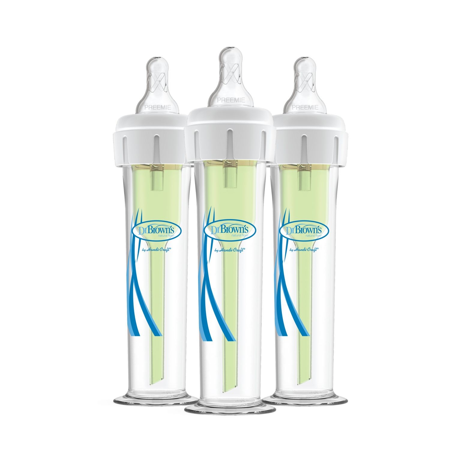 Accufeed Baby Bottle System with Preemie Nipple, 3 Count Dr. Brown's Baby