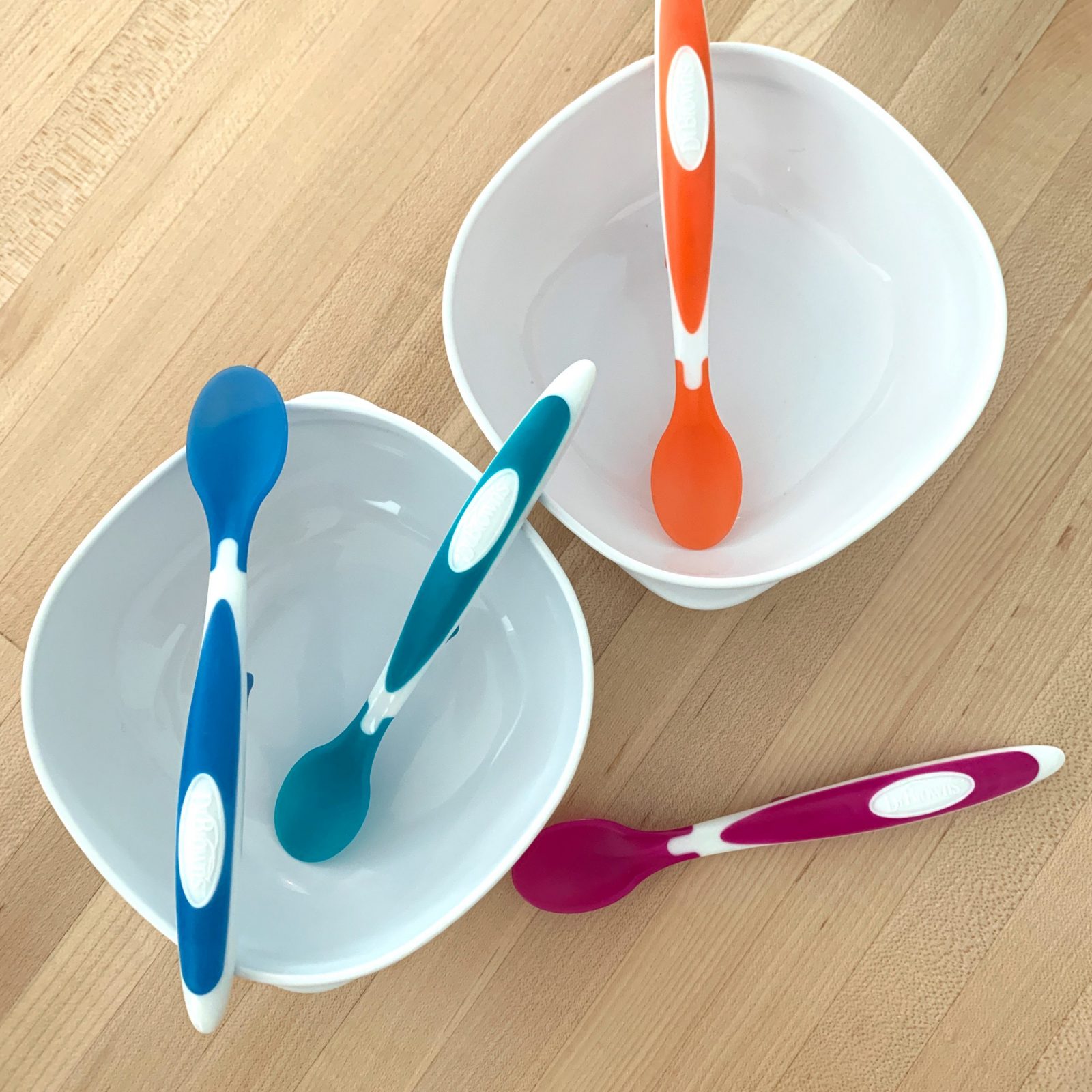 Best First Stage Baby Girls Spoons Bpa Free, 4-pack, Soft Silicone