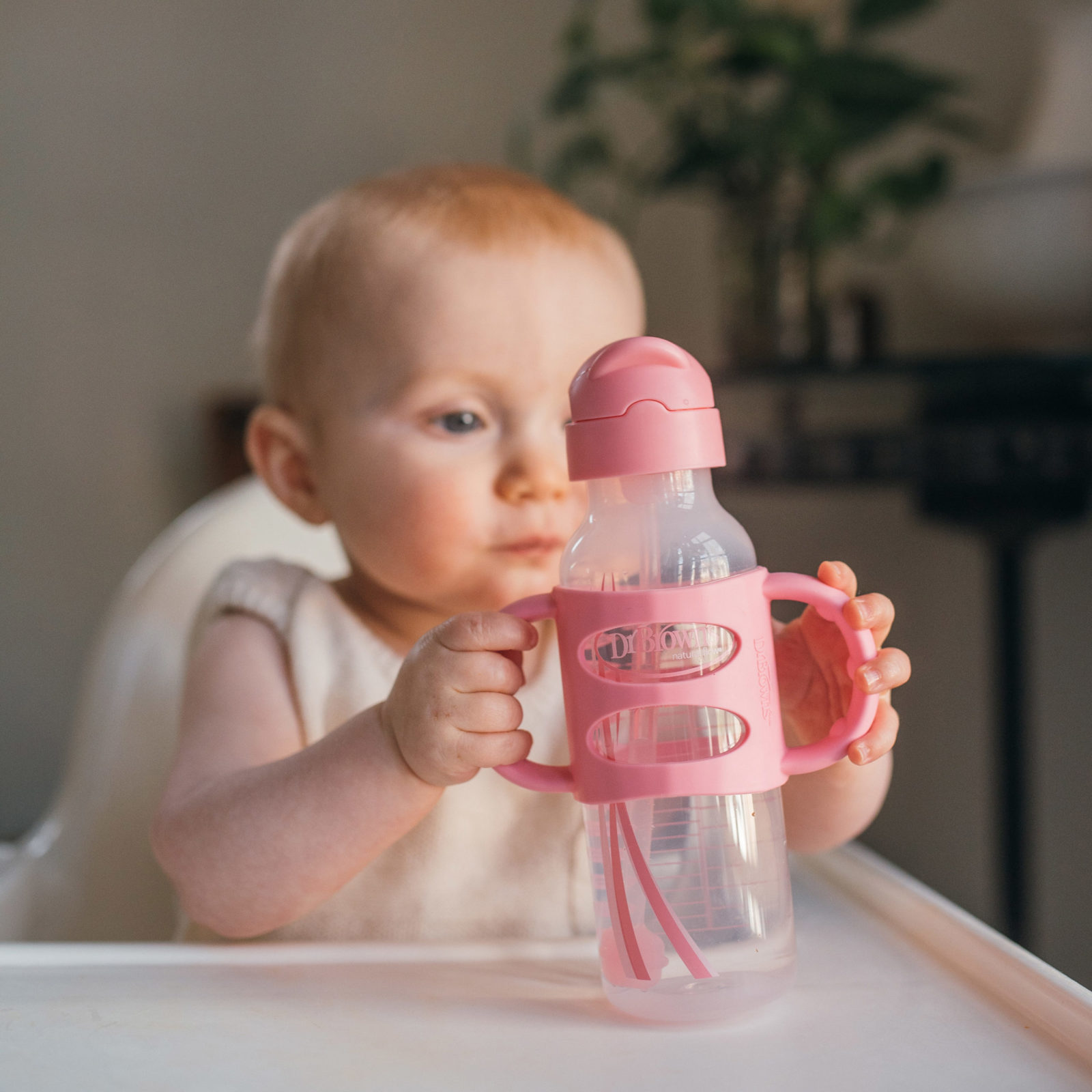 Baby Straw Bottle Cup Milk, Flower Straw Water Bottles