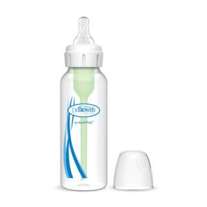 Dr. Brown's Natural Flow® Anti-Colic Options+™ Wide-Neck Baby Bottle, with  Level 1 Slow Flow Nipple
