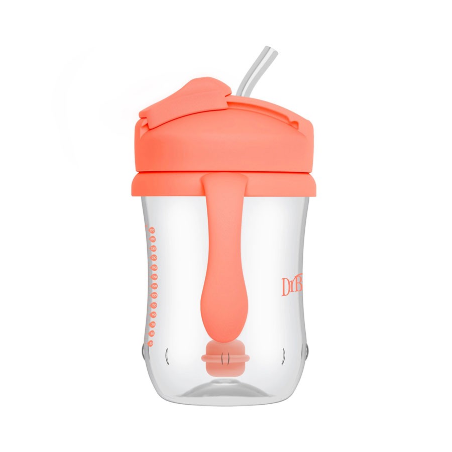 Silicone Baby Training Cup, Spill Proof Sippy Cup with Handles, Baby Straw  Water Bottle Leak-proof Cup for Baby 6+ Months